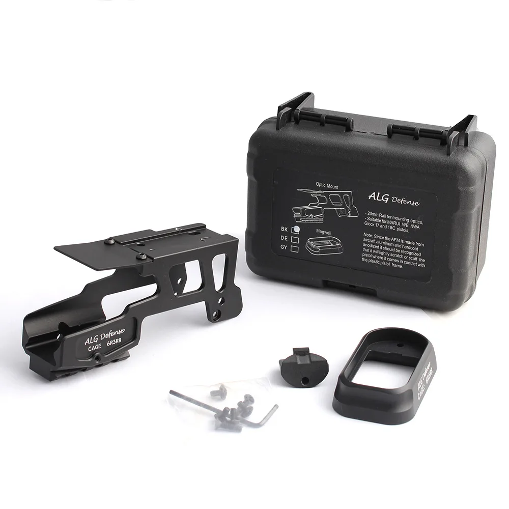 tactical hunting AR 15 gun accessories ALG 6-Second Mount for Glock 17 18C Pistols with magwell flared for 20mm picatinny rail (2)