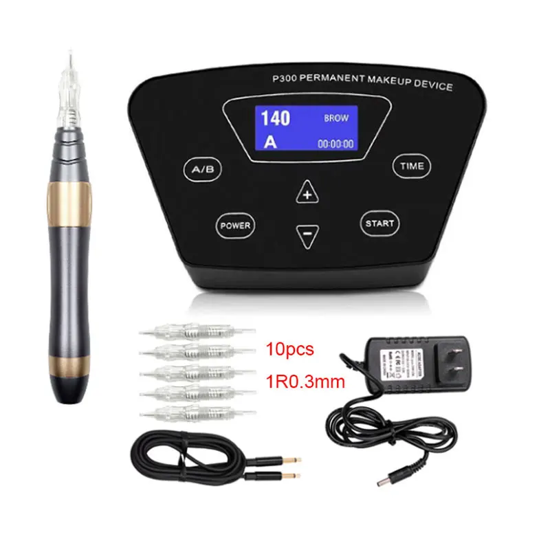 

BIOMASER BMX001 P300 Permanent Makeup Machine Kits Eyebrow Tattoo Machine Pen Rotary Gun For Eyebrow Eyeliner Lip Tattoo Set