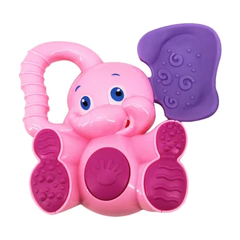 

Shaking Rattles Bell Non-toxic Cartoon Elephant Safe For Baby environmental Plastic 12*12.5 cm