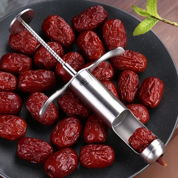 

Stainless Steel Fruit Core Seed Remover Jujube Corer Longan Hawthorn Kernel Extractor Kitchen Gadget Tool Denuclear Tool