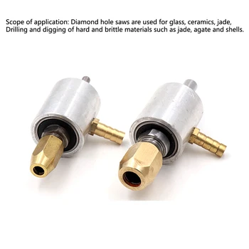 

Water Nozzle For Hole Opener Metal Durable Multifunction Drilling Machine Connector Fittings Power Tool Clamping Straight Handle