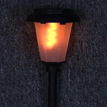 

Solar Power Eco-Friendly Durable Lighting Lamp Flame Lights Lawn Pathways Lights IP65 Garden Path Light LED Flickering