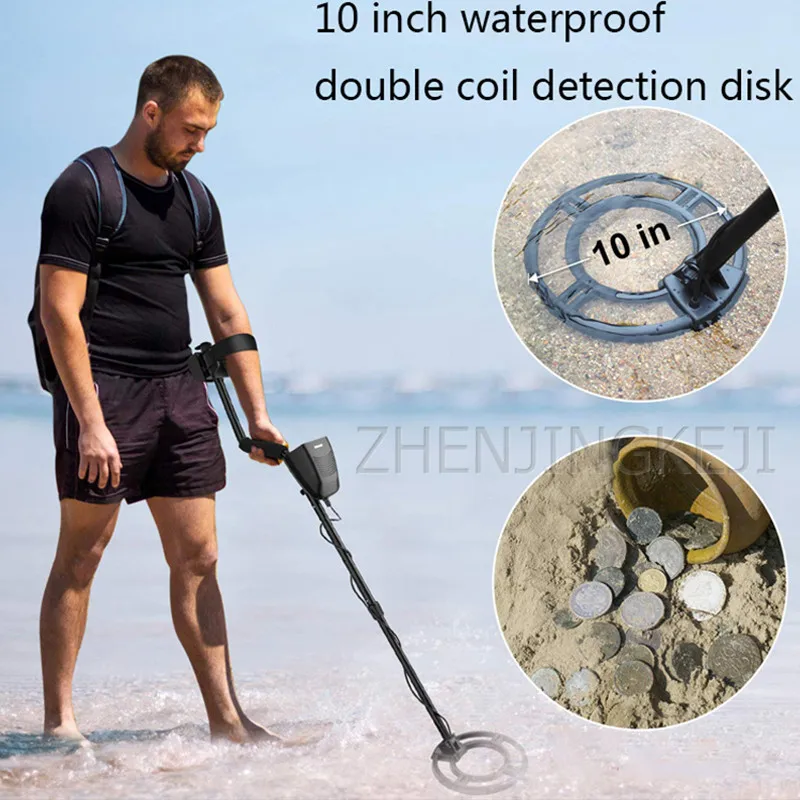 

High Precision Metal Detector Outdoor River Beach Waterproof Underground Silver Copper Iron Archeology Treasure Hunt Instrument