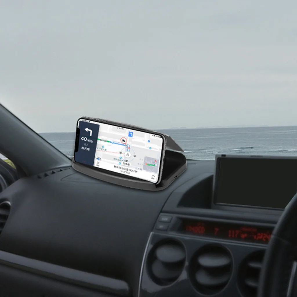 Универсальное Автомобильное Зеркало HUD, автомобильный навигационный дисплей на лобовое стекло, скоростной проектор, охранная сигнализация, держатель для телефона, gps проектор 104