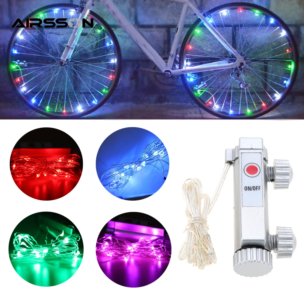 20 светодиодный велосипедный фонарь водонепроницаемый цветной MTB дорожный