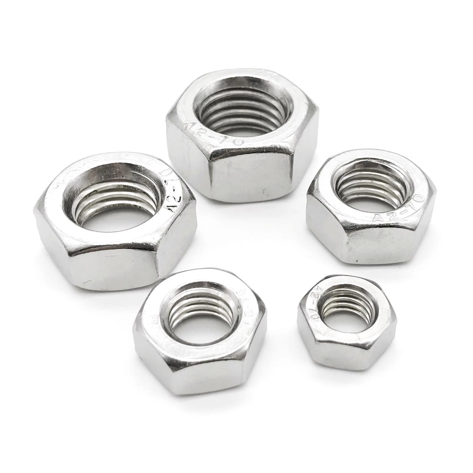 Screws 10pcs/Lot Metric Thread DIN934 M14 304 Stainless Steel Hex Nut Hexagonal Nut Screw Nut A2-70 Nuts Nails Screws 10pcs/Lot Metric Thread DIN934 M14 304 Stainless Steel Hex Nut Hexagonal Nut Screw Nut A2-70 Nuts Nails