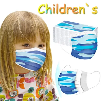 

Children's Disposable Respirator Industrial 3ply Ear Loop Neckerchief Face Mask Fashion mondkapjes wasbaar Gezichtsmasker