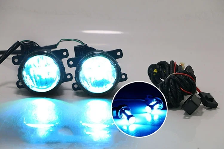 

eOsuns halogen fog lamp front bumper light +fog lamp cover for Ford Escort 2019