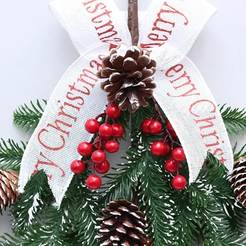 

Christmas Door Decoration Handmade Rattan Pendant Pendant Garland Decorate Home Party Chirstmas Decor 70cm