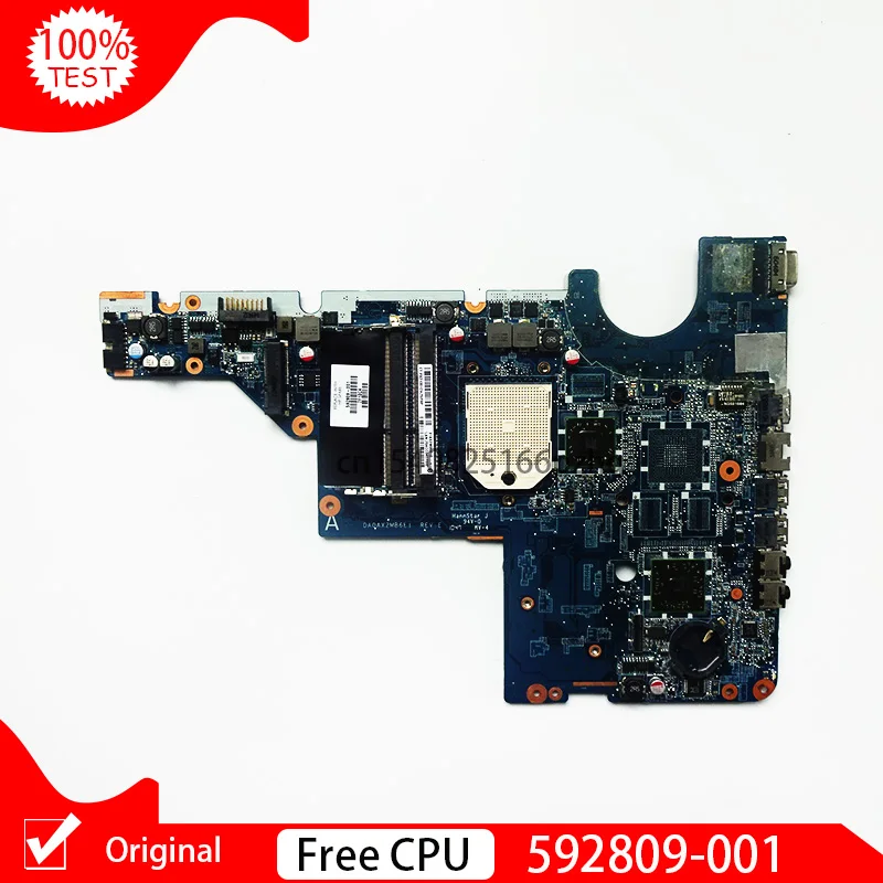 Оригинальная материнская плата DA0AX2MB6E1 DA0AX2MB6E0 592809-001 для ноутбука HP cq62 CQ42 G42 G62