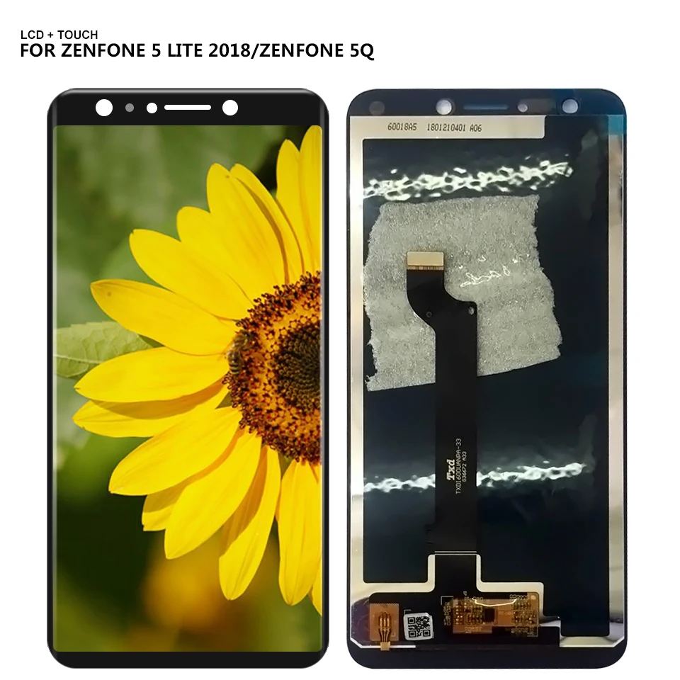 ЖК-дисплей для ASUS Zenfone 5 Lite 2018 ZC600KL X017DA сенсорный экран дигитайзер стекло в сборе Asus