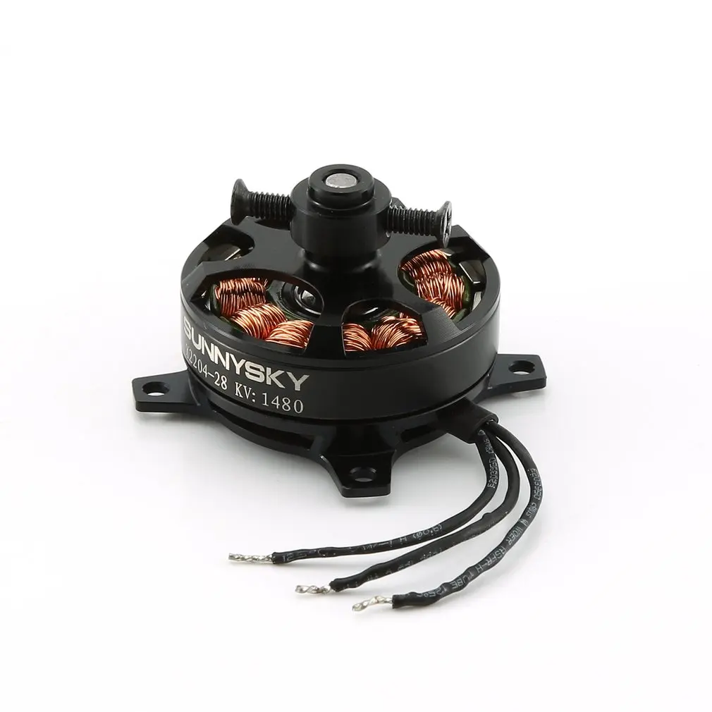 SUNNYSKY X2204 1480KV 1800KV бесщеточный двигатель с фиксированным крылом для многоосевой воздушной радиоуправляемой модели бесщеточного двигателя самолета