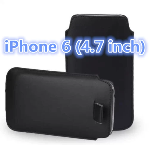 Кожаный чехол для iPhone X, 8, 7, 6 Plus, 6 S, 4,7 дюймов, 5,5 дюймов, 5S, 5C, SE, кожаный чехол - Цвет: 6 6S 4.7-BLACK