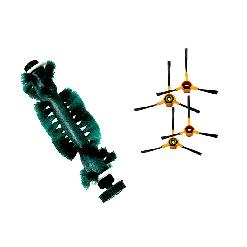 Principal Agitador Escova Mais 4x Robot Cleaner Escova Lateral Substituição para Ecovacs Deebot Deeboo D73 D76 Peças de Aspirador pó 1x