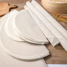 Steamer Cloth Paper Household Cotton Round Non-Stick 5pcs Cage-Drawer
