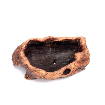 

Balcony Table Decorative Patio Flower Home Office Container Vintage Wood Rustic Bonsai Cactus Succulent Planter Gardening Pot
