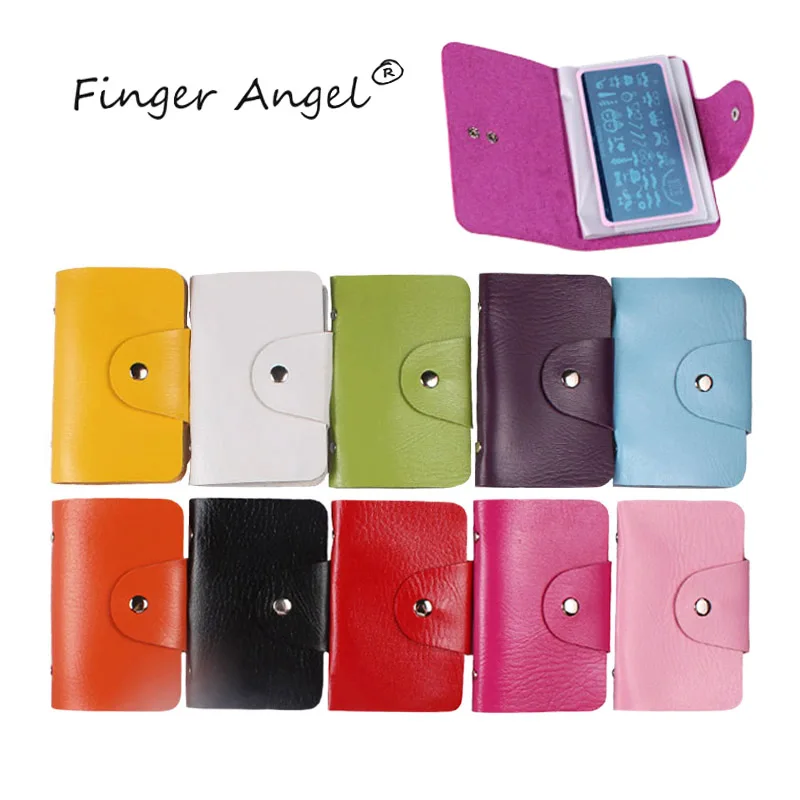 Finger Angel 20 Slots Nail Art Stamp Plate Stamping Cases Plates Holder Storage Bag Organizer Template Tools | Красота и здоровье