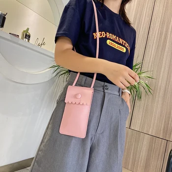 

Creative Design Women Candy Flower Shoulder Bags Classic Texture Chic Small Money Pouch PU Leather Crossbody Bags