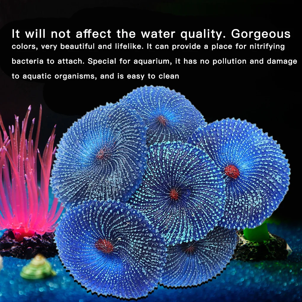 Artificial Plants Fish Tank Ornaments Fish Tank Decorations Aquarium Ornaments Artificial Aquarium Plants Mini Landscape Ornaments Aquarium Artificial Coral Fish Tank Landscape Decoration Plant Simulation Vivid Soft Coral Ornament Fish Tank Decoration