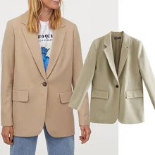 

Maxdutti England Stlye Vintage Ins Fashion Blogger Oversize Blazer FemininoMujer Blazer Women And Jackets