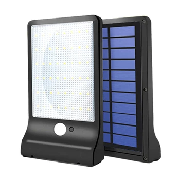 

36LED solar wall light with motion sensor, outdoor street light with remote control, IP65 waterproof garden street light