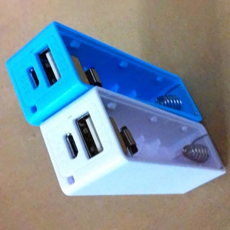 Мини многоцветный комплект 1x18650 батарея 5V 1A USB Powerbank Внешний Набор DIY коробка для чехлов универсальные мобильные телефоны сварочный чехол