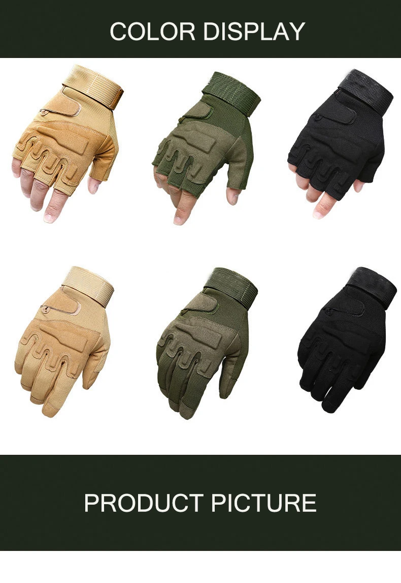 Армейские тактические перчатки с полными пальцами, военные армейские митенки без пальцев, страйкбол, велосипедные перчатки для спорта на открытом воздухе, охотничьи перчатки