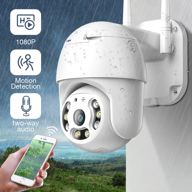 $US $31.36 SDETER 1080P 1536P WIFI Surveillance Camera Wireless Outdoor Speed Dome IP Cam Night Vision Network CCTV Security System