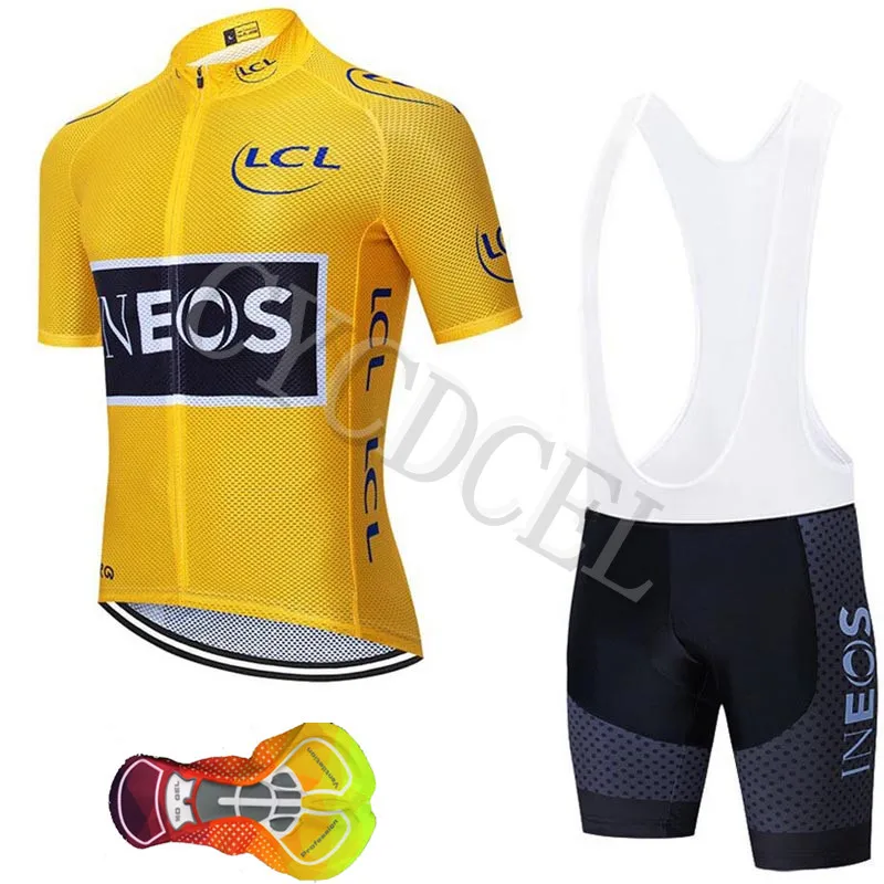 INEOS Pro Team, летний комплект из Джерси для велоспорта, одежда для горного велосипеда, дышащая мужская форма, Майо, ropa ciclismo - Цвет: Cycling set 07
