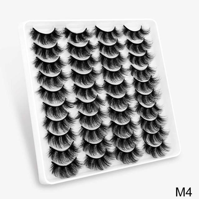 Pairs Faux Mink Lashes False Eyelashes Natural Fake Lashes Book 3D Lash Wispy Dramatic Eyelash Vendor Faux Cils Makeup