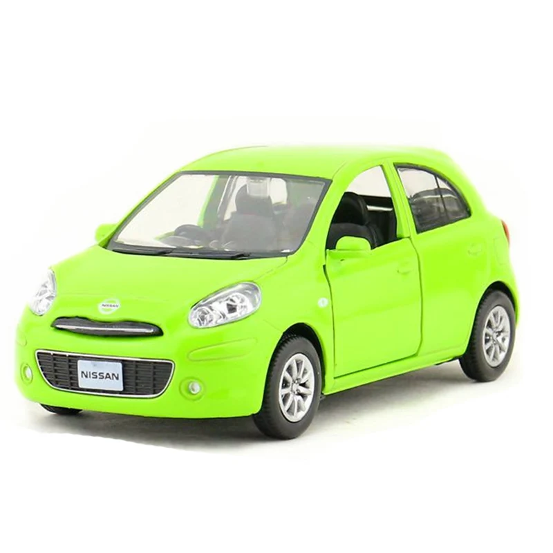 136 Scale Diecast Nissan Micra Model Car Pull Back Car Educational
