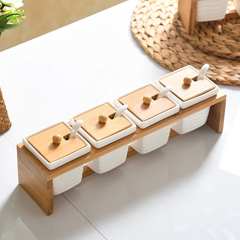 Кухня керамика Приправа бутылки банки коробки Домашний Органайзер сахар специи может стеллаж для хранения организации аксессуары поставк... Кухня керамика Приправа бутылки банки коробки Домашний Органайзер сахар специи может стеллаж для хранения организации аксессуары поставк...