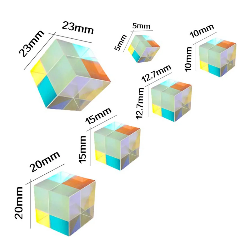 

Science Prism Laser Beam Combine Cube Prism Laser Diode FOR Optical Instruments Mirror Teaching Tools Module Toy Decoration fun