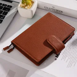 Couverture de Journal ajustée A6 en cuir véritable, souple, faite à la main, couleurs pures, pour Journal intime, planificateur, cadeau, nouveau, en vente, 2021 