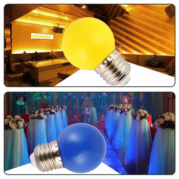 

10pcs Led Bulb Lamp 3W Colorful Bulb Lamp E27 B22 RGB Led Light SMD 2835 Flashlight Home Decor light AC 220V Globe Bulbs new