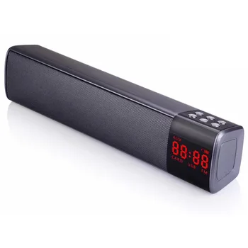 

Bluetooth Speaker Mini Portable Wireless Home Audio Stereo Subwoofer with Display Screen Speaker for U Stick PC TV Phone