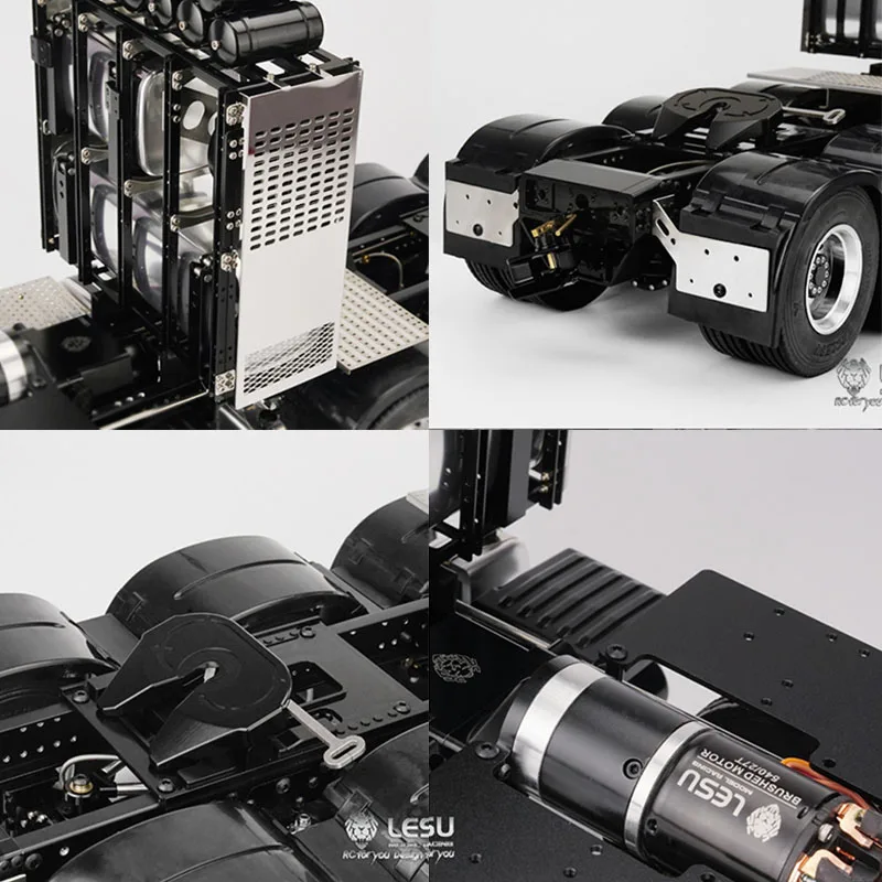 1/14 LESU 8x8 металлический Scania шасси R620 для TAMIYA RC тягач|Радиоуправляемые грузовики| |