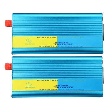 

Wattage Sustainable 500W Peak 1200W Intelligent Vehicle Home Pure Wave Inverter a Pair of Cable With Clamp And Inverter