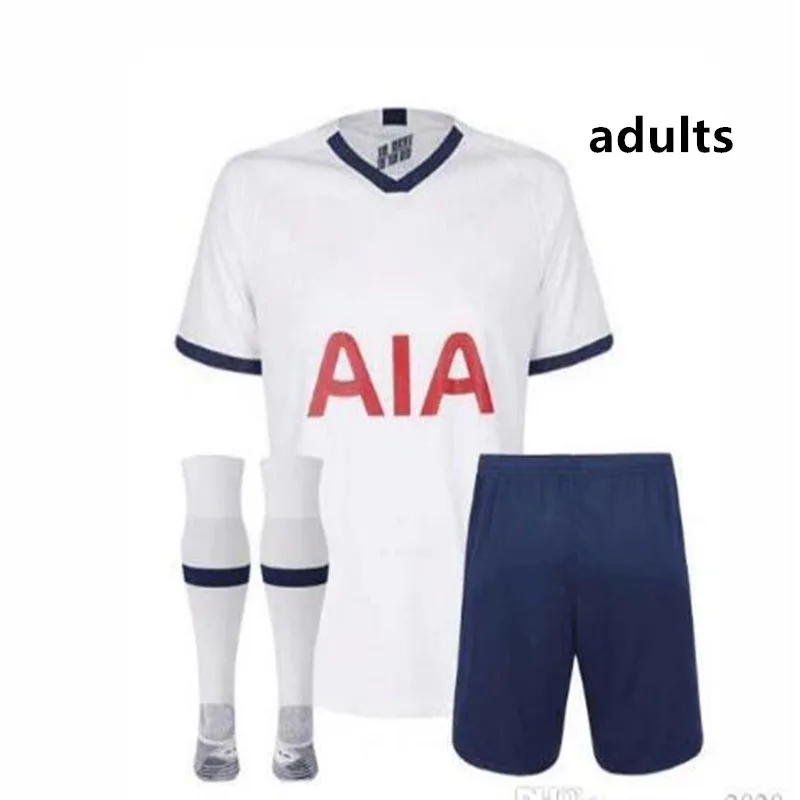 19 20 Tottenham Футбольная Футболка ERIKSEN DAVIES ROSE VERTONGHEN SON KANE DELE NDOMBELE комплект для взрослых+ носки футболка Tottenham - Цвет: shirt