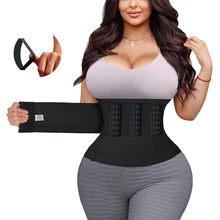 Waist Trainer Body Shaper Tummy Compression Belt Bandage Wrap Postpartum Reductive Girdle Modeling Strap Slimming Band Snatched