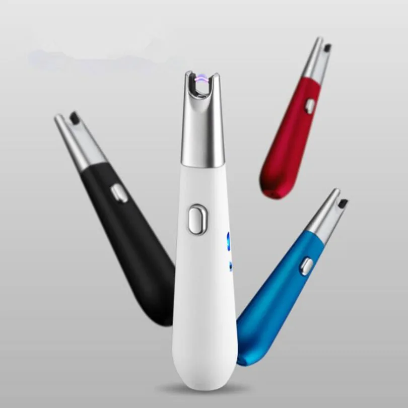 USB Перезаряжаемый пистолет зажигания для барбекю USB Электронная зарядка прикуриватель Электрический ветрозащитный беспламенный без газа зажигалки