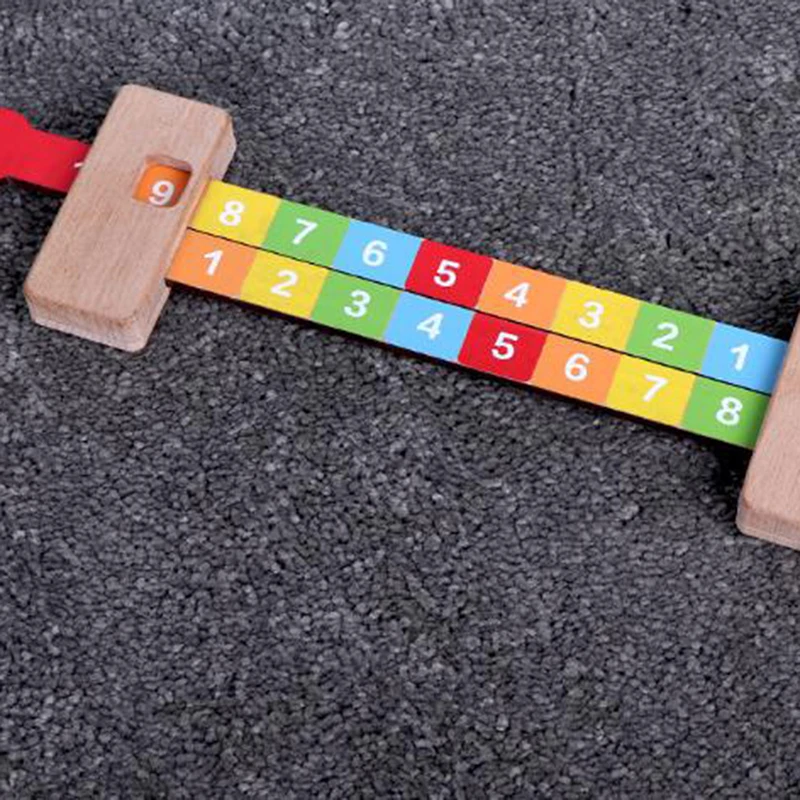 Дошкольное образование 1-10 сложение линейка цифровая операция подсчет математическая игрушка развивающие игрушки Monterssori для детей