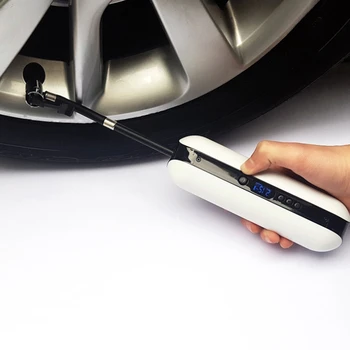 

Car Bike Ball Smart Air Pump Air Inflator Rechargeable Air Compressor with LCD Display Accurate Portable Pumping 150 PSI