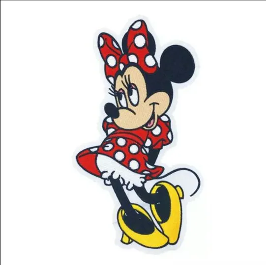 Disney cartoon Minnie Mickey pattern large clothes decoration patch cloth stickers clothing processing accessories | Детская одежда и