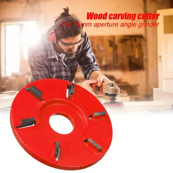 

Wood Cutting Smooth Appearance Multi-function Disc Carving Milling Cutter Superb Craftsmanship for 16mm Angle Grinder