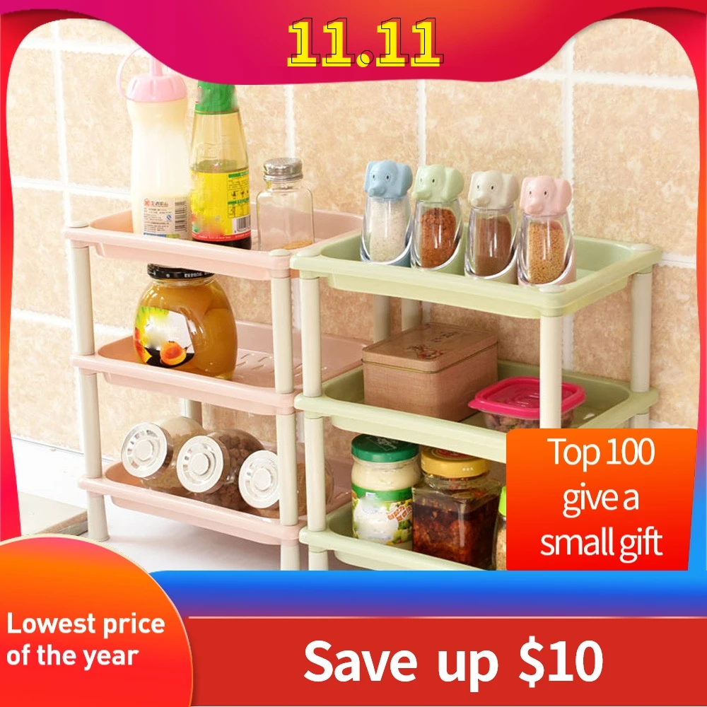 Multi-layer Kitchen Shelf Organizer Storage Rack Refrigerator Thickened Sundry Storage Shelf Rack organizer pod pryszn