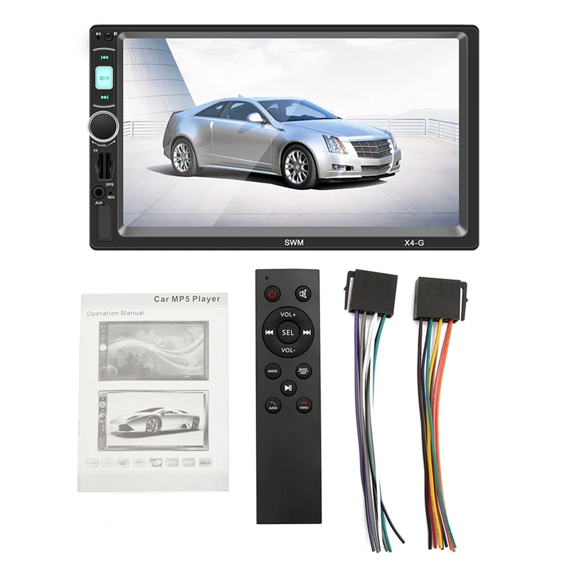 

X4-G 7Inch 2 Din Bluetooth Car Stereo Mp5 Player Gps Navigation Head Unit Receiver Fm Radio Universal Car Audio Player(Southeast