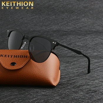 

KEITHION Classic Polarized Round Sunglasses Men Vintage Photochromic Lens Driving Sun Glasses For Men Light Oculos Feminino