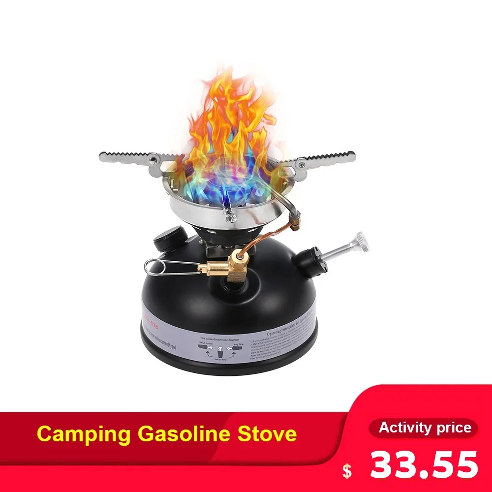 Camping Gasoline Stove Portable Outdoor Stove Mini Liquid Fuel Alcohol