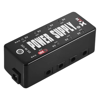 

Xvive 8 Isolated Power Supply V19 Guitar Effects Compact Size Power Supply 9V 18V Guitar Effects with EU Adapter EU Plug